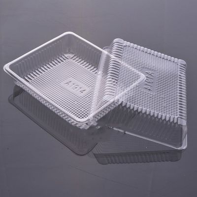 plastic thermoforming machine om het beschikbare dienblad van de cakecontainer te maken leverancier