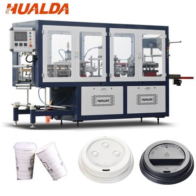 Het automatische Plastic Deksel die van de Koffiekop Machineheupen/pvc-Bladmateriaal vormen leverancier
